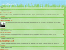 Tablet Screenshot of laurastanfordwriter.blogspot.com