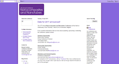 Desktop Screenshot of nanosconference.blogspot.com