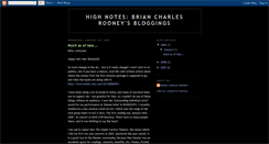 Desktop Screenshot of briancharlesrooney.blogspot.com