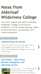Mobile Screenshot of alderleaf-wilderness-college.blogspot.com