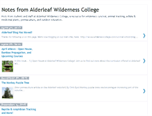 Tablet Screenshot of alderleaf-wilderness-college.blogspot.com