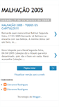 Mobile Screenshot of malhacao2005.blogspot.com