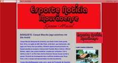 Desktop Screenshot of campomouraoesporte.blogspot.com