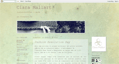 Desktop Screenshot of claramallart.blogspot.com