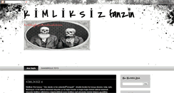 Desktop Screenshot of kimliksizfanzinnet.blogspot.com