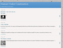 Tablet Screenshot of humanunderconstruction.blogspot.com