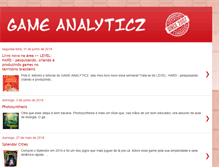 Tablet Screenshot of gameanalyticz.blogspot.com