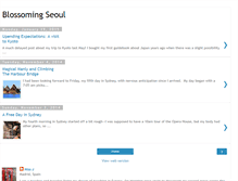Tablet Screenshot of blossomingseoul.blogspot.com