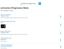 Tablet Screenshot of animationprogression.blogspot.com
