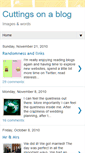 Mobile Screenshot of cuttingsonablog.blogspot.com