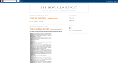 Desktop Screenshot of deguelloreport.blogspot.com