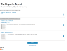 Tablet Screenshot of deguelloreport.blogspot.com