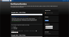 Desktop Screenshot of getgameguides.blogspot.com