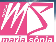 Tablet Screenshot of esteticamariasonia.blogspot.com