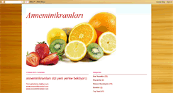 Desktop Screenshot of anneminikramlari.blogspot.com