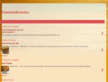 Tablet Screenshot of anneminikramlari.blogspot.com