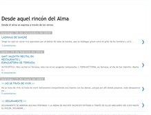 Tablet Screenshot of desdeaquelrincondelalma.blogspot.com