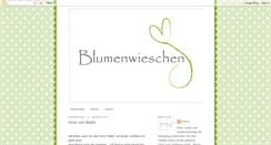 Desktop Screenshot of blumenwieschen.blogspot.com