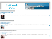 Tablet Screenshot of latidosdecuba.blogspot.com