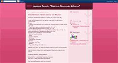 Desktop Screenshot of hosanafeast2.blogspot.com