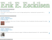 Tablet Screenshot of erikeesckilsen.blogspot.com