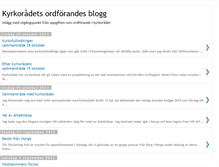 Tablet Screenshot of kyrkoradetsordforandenlogg.blogspot.com
