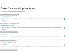 Tablet Screenshot of fostercareadoption.blogspot.com