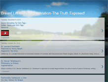 Tablet Screenshot of breastliftwithaugmentationthetruth.blogspot.com