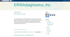 Desktop Screenshot of erisadiagnostics.blogspot.com