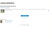 Tablet Screenshot of agrocarnesena.blogspot.com