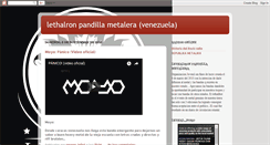 Desktop Screenshot of lethalronpandillametalera.blogspot.com