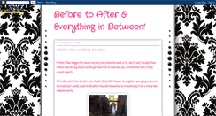 Desktop Screenshot of before-to-after-everything-in-between.blogspot.com