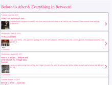 Tablet Screenshot of before-to-after-everything-in-between.blogspot.com