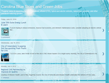 Tablet Screenshot of blueskiesgreenjobs.blogspot.com