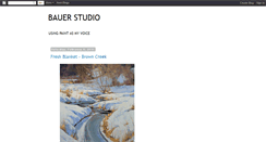 Desktop Screenshot of bauerstudios.blogspot.com