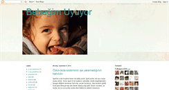 Desktop Screenshot of bebegimuyuyor.blogspot.com