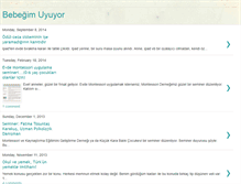 Tablet Screenshot of bebegimuyuyor.blogspot.com