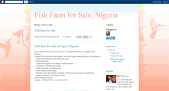 Desktop Screenshot of fishfarmforsalenigeria.blogspot.com
