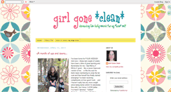 Desktop Screenshot of girlgoneclean.blogspot.com