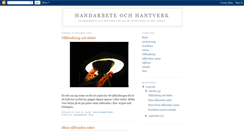 Desktop Screenshot of handarbeteochhantverk.blogspot.com