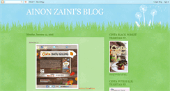 Desktop Screenshot of ainonzaini.blogspot.com