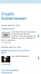 Mobile Screenshot of crypticsubterranean.blogspot.com