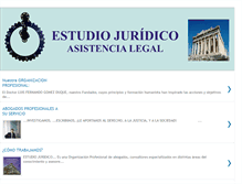 Tablet Screenshot of estudiojuridicocolombia.blogspot.com