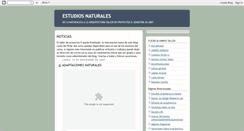 Desktop Screenshot of estudiosnaturales.blogspot.com