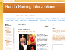 Tablet Screenshot of nanda-nursinginterventions.blogspot.com