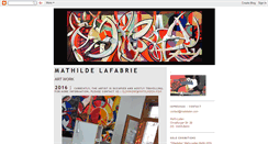Desktop Screenshot of mathildelafabrie.blogspot.com