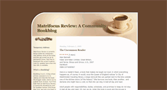 Desktop Screenshot of matrifocusreview.blogspot.com