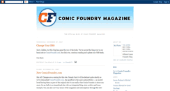 Desktop Screenshot of comicfoundry.blogspot.com