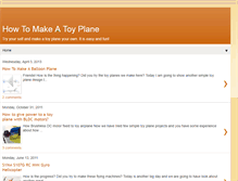 Tablet Screenshot of howtomakeatoyplane.blogspot.com