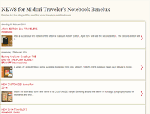 Tablet Screenshot of newsformidoritravelersnotebookbenelux.blogspot.com